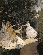 Claude Monet Women in the Garden France oil painting artist